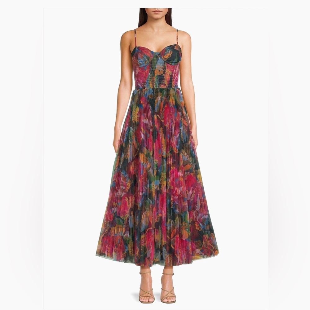 Hutch Strapless Dress in Vibrant Hues